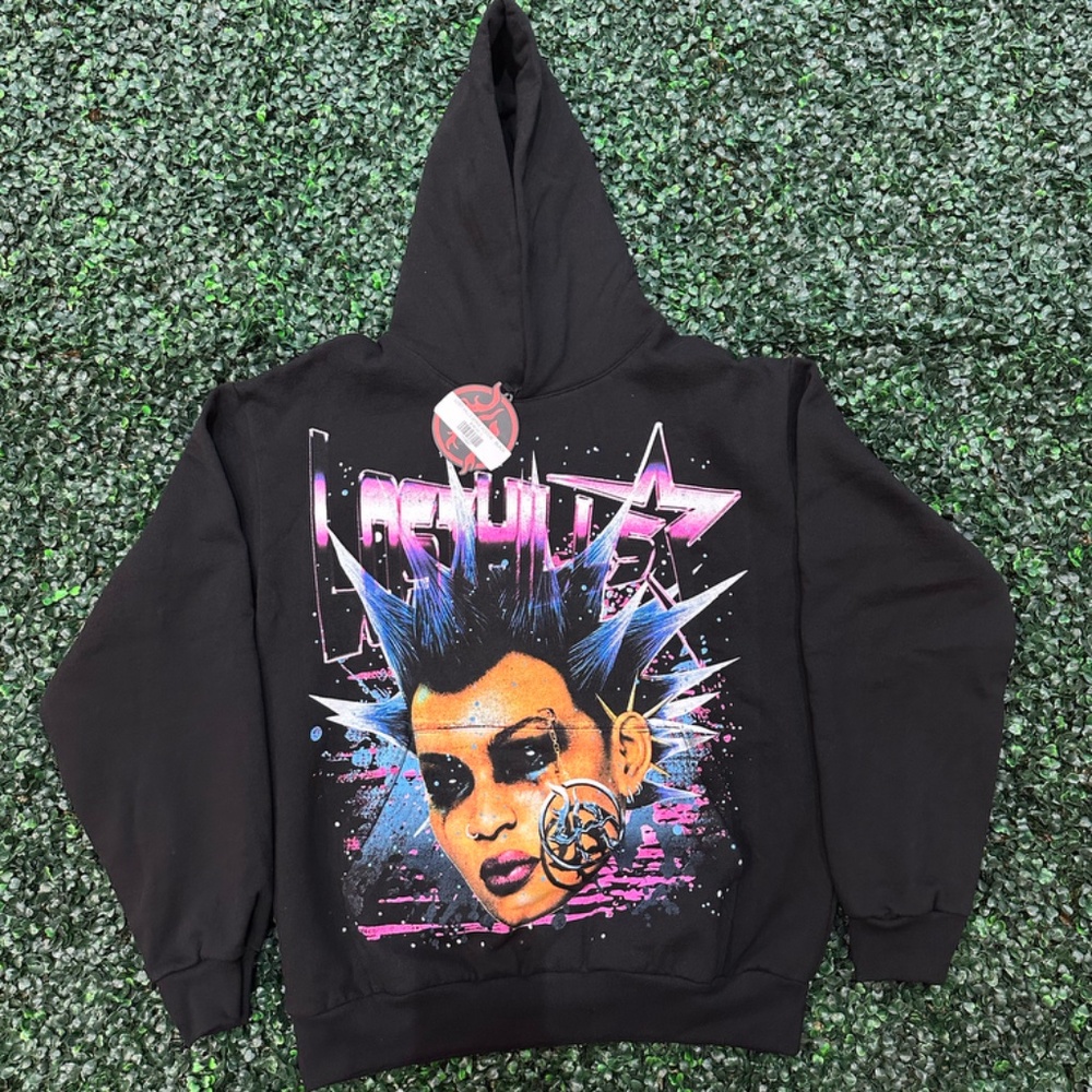 BRAND NEW LOST HILLS SPIKE HOODIE BLACK Sz XL